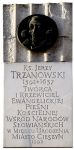 Tablica pamiątkowa ks. Jerzego Trzanowskiego na kamienicy Stary Targ 1